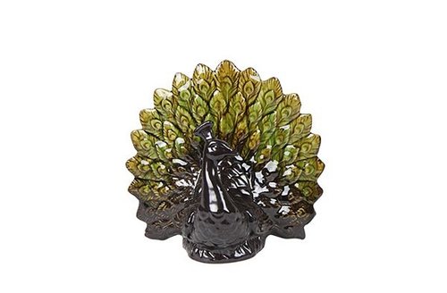 Figuur Pauw Deco geel D25x14 H23