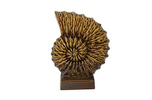Figuur Schelp Milo geel D15x8 H22