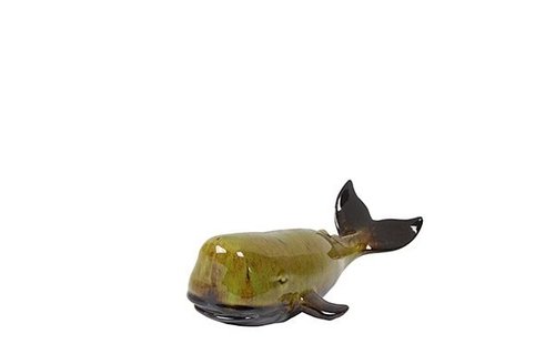 Figuur Walvis Deco geel D29x14 H9