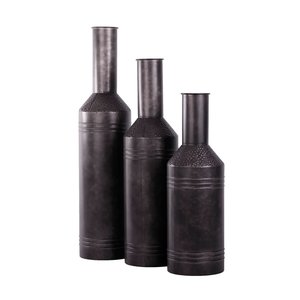 Fles Metaal Rustique Black - H 57 x D 18 cm - afbeelding 2