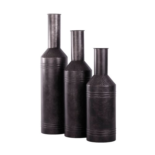 Fles Metaal Rustique Black - H 68 x D 18 cm - afbeelding 2