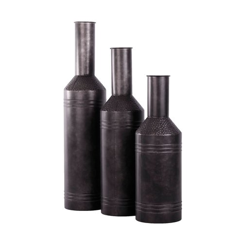 Fles Metaal Rustique Black - H 79 x D 18 cm - afbeelding 2