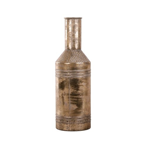 Fles Metaal White Gold - H 57 x D 18 cm - afbeelding 1