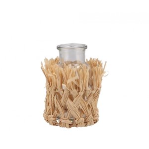 Flesje Ibiza Natural Straw 9x8cm - afbeelding 1