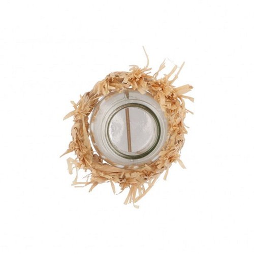 Flesje Ibiza Natural Straw 9x8cm - afbeelding 2