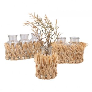 Flesje Ibiza Natural Straw 9x8cm - afbeelding 3