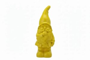 Flirty Jasper Tuinkabouter geel met geluid - H 27 x B 11 x D 10 cm