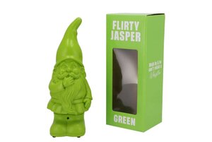 Flirty Jasper Tuinkabouter groen met geluid - H 27 x B 11 x D 10 cm - afbeelding 2