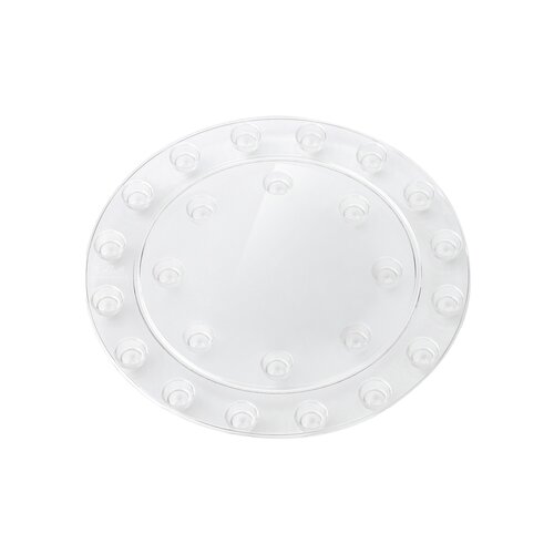 floorprotector rond 25cm transparant