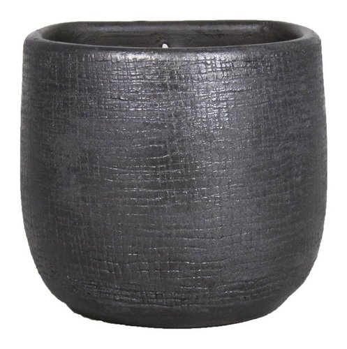 Floran Muurpot mira d16 h14cm industrieel zwart
