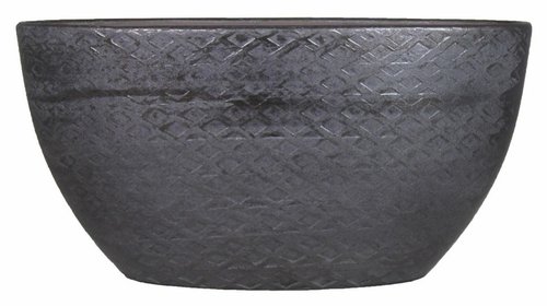 Floran Ovaal noor 49x20x25cm industrieel zwart