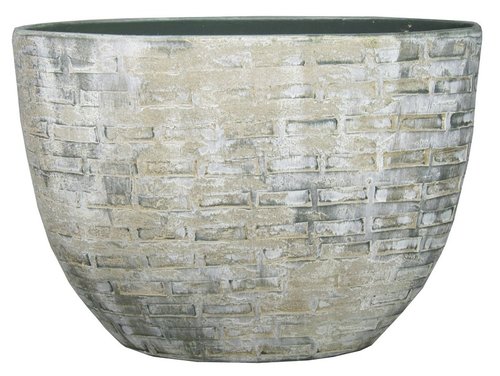 Floran Ovaal steef 50x20x36cm creme groen