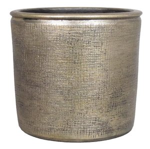 Floran Pot ancora d18 h16cm industrieel goud