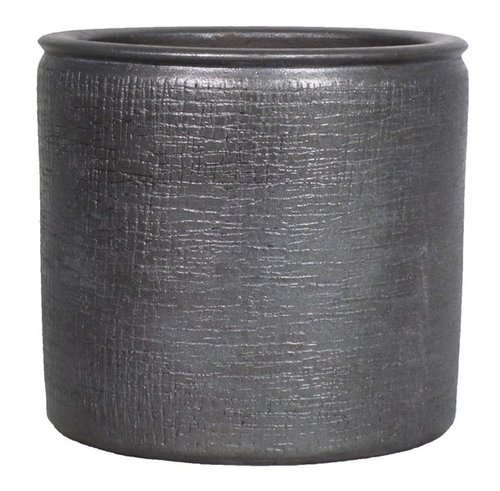 Floran Pot ancora d34 h31cm industrieel zwart