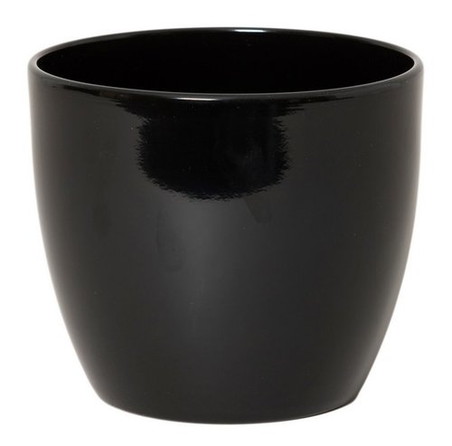 Floran Pot boule d12 h9.8cm zwart es/10.5