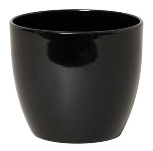 Floran Pot boule d25 h22.5cm zwart es/21