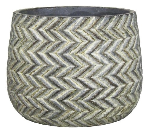 Floran Pot chicago d22.5 h18cm ind.zwart