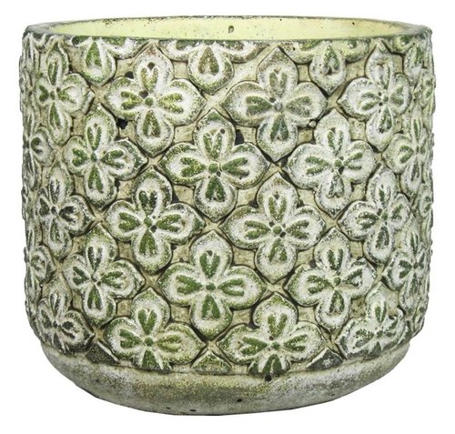 Floran Pot georgia d14 h12.5cm bruin es/12