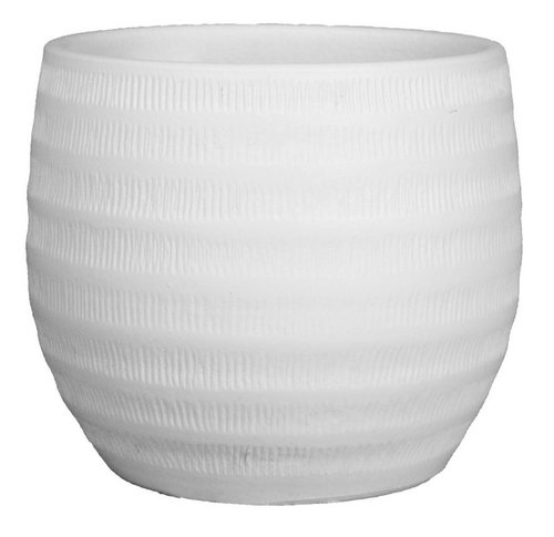 Floran Pot lena d17 h14cm wit mat