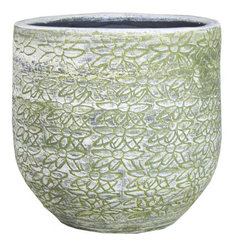 Floran Pot liset d13/14 h13cm oker