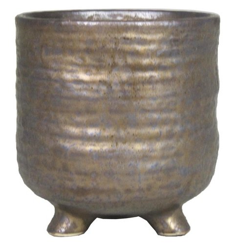 Floran Pot op voet togo d11.5 h12.5cm brons es/9