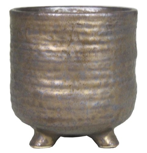 Floran Pot op voet togo d14 h14.5cm brons es/12