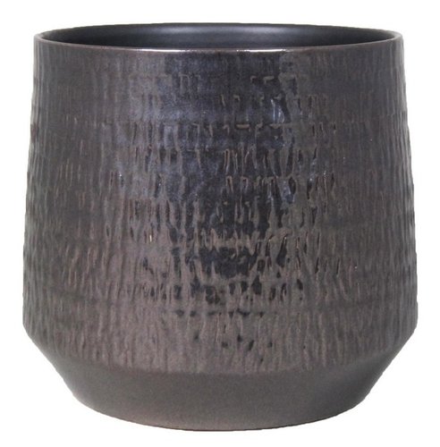 Floran Pot saar d36/39 h36cm metallic
