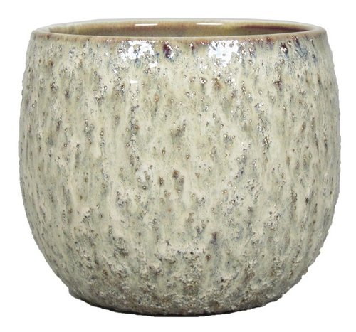 Floran Pot sierra d13.2 h11.5cm creme es/10.5