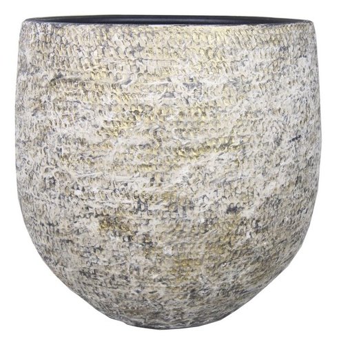 Floran Pot thijs d32/35 h32cm grijs goud