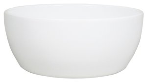 Floran Schaal boule d18.5 h8.5cm wit