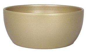 Floran Schaal boule d22.5 h9.5cm parelgoud