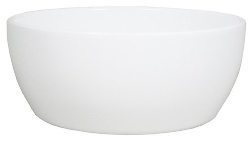 Floran Schaal boule d22.5 h9.5cm wit