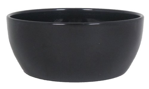 Floran Schaal boule d22.5 h9.5cm zwart