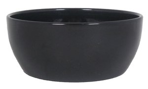 Floran Schaal boule d22.5 h9.5cm zwart