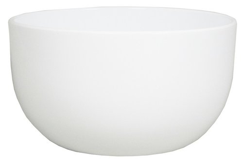 Floran Schaal boule d26 h14cm wit 3xes/12