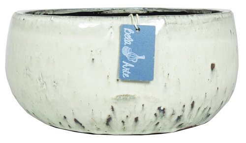 Floran Schaal jemen d28 h13.5cm wit 3xes/12