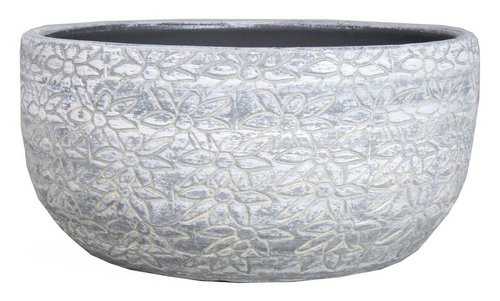 Floran Schaal liset d23 h11cm grijs