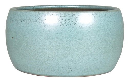Floran Schaal mater d24.5/26.5 h14cm blauw