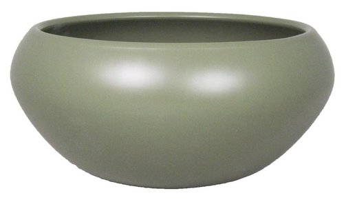 Floran Schaal rian d26 h12cm legergroen mat