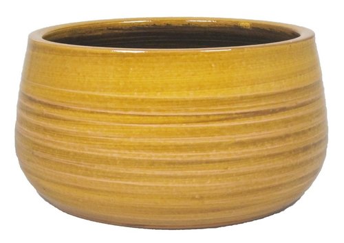 Floran Schaal sagres d31.5/34 h15cm oker