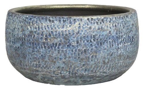 Floran Schaal thijs d28 h13cm blauw