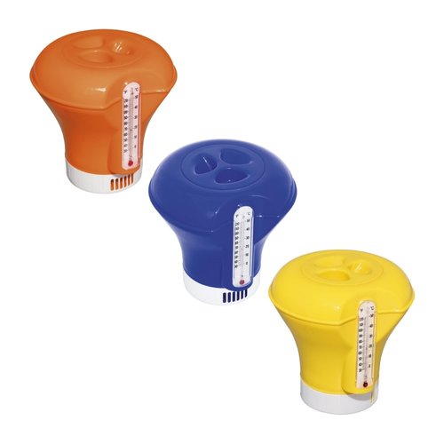 Flowclear chloordispenser groot 200 gr tabs thermometer - afbeelding 1