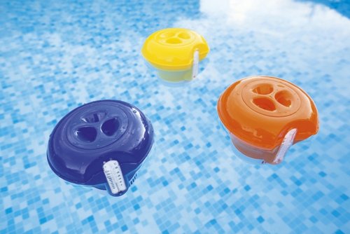 Flowclear chloordispenser groot 200 gr tabs thermometer - afbeelding 3