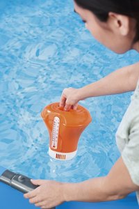 Flowclear chloordispenser groot 200 gr tabs thermometer - afbeelding 7