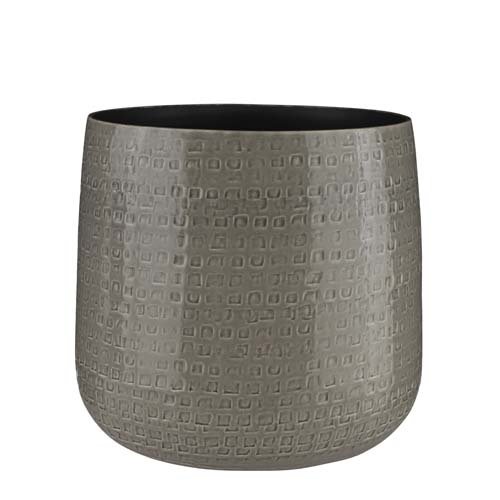 Floyd pot rond grijs - h30xd32cm