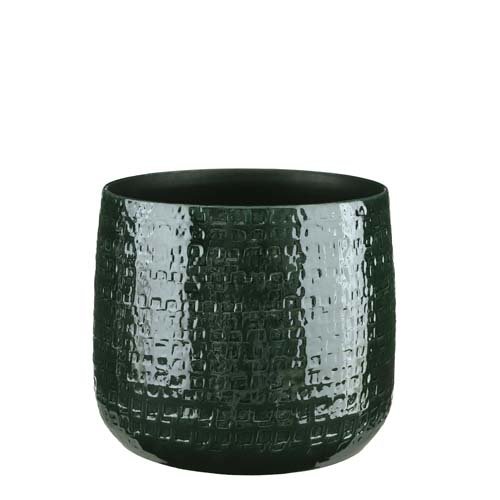 Floyd pot rond groen - h23,5xd28cm