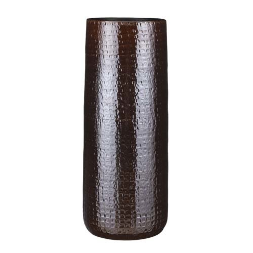 Floyd vaas rond bruin - h70xd28cm