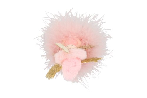Fluffy Engel Staand Old Pink 9 x 6 x 18 cm - afbeelding 2