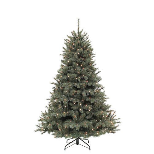 Forest Frosted x-mas tree led newgrowth blue - h155xd119cm - afbeelding 1