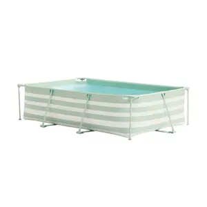 Frame Pool - Green/White - Essence - 300 x 200 x 75 cm